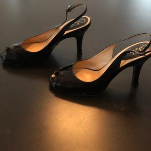Cole Haan Sling back pleather heal